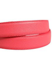 Dolce & Gabbana Pink Calf Leather Belt