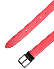 Dolce & Gabbana Pink Calf Leather Belt