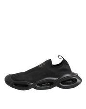 Dolce & Gabbana Black Polyester Low Top Sneakers