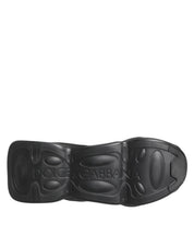 Dolce & Gabbana Black Polyester Low Top Sneakers