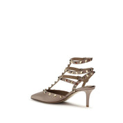 Valentino Garavani Multicolor Calf Leather Mid Heel Pumps