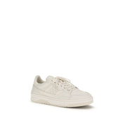 Axel Arigato Gray Calf Leather Low Top Sneakers