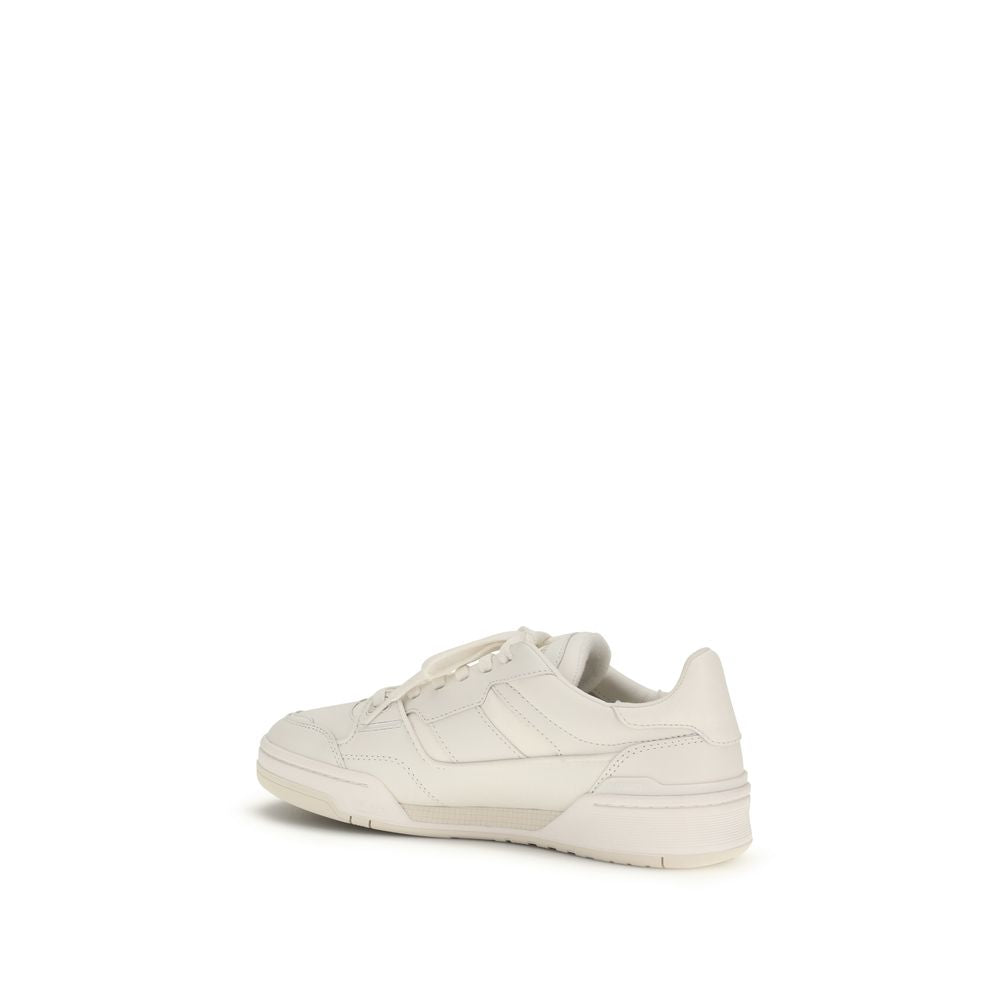 Axel Arigato Gray Calf Leather Low Top Sneakers