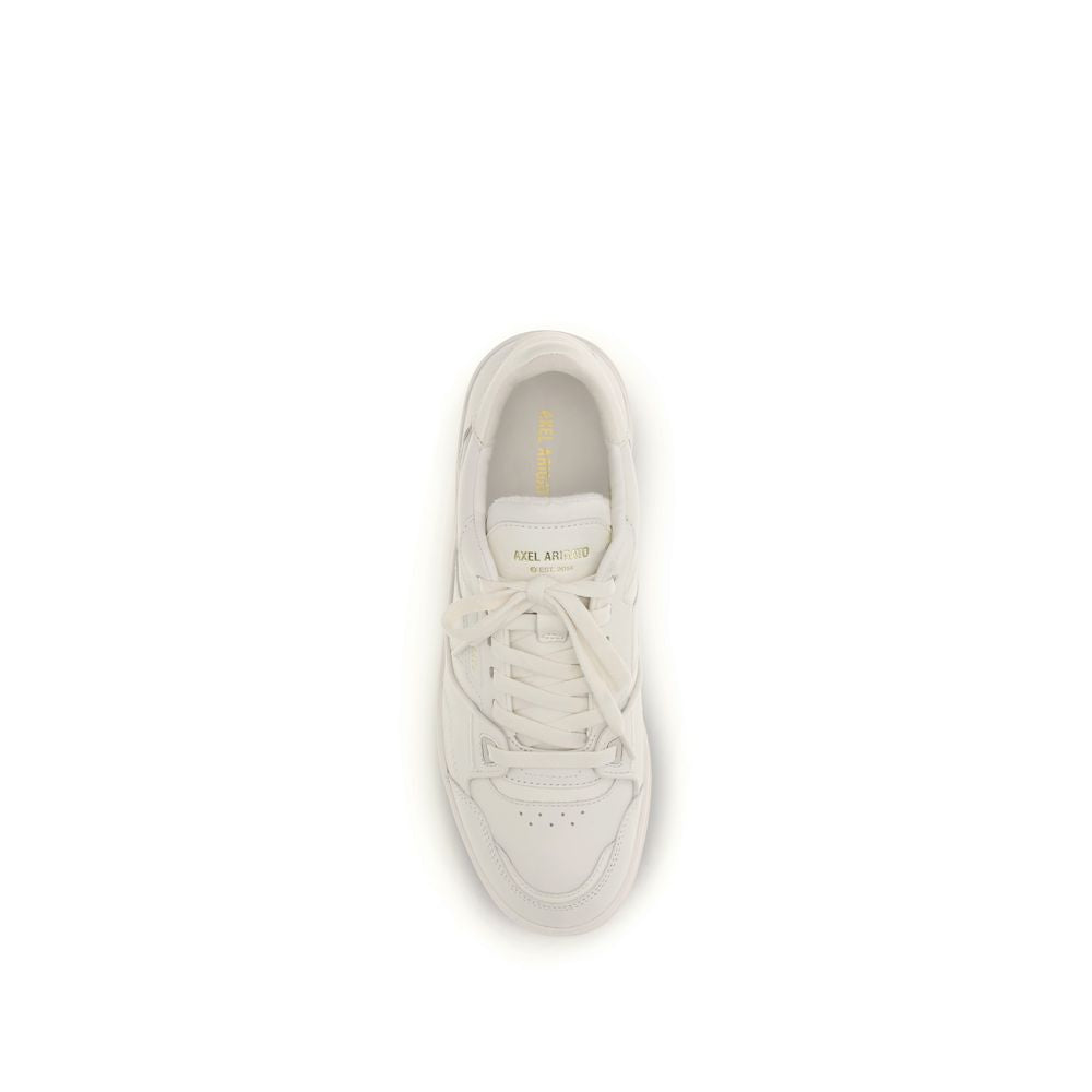 Axel Arigato Gray Calf Leather Low Top Sneakers