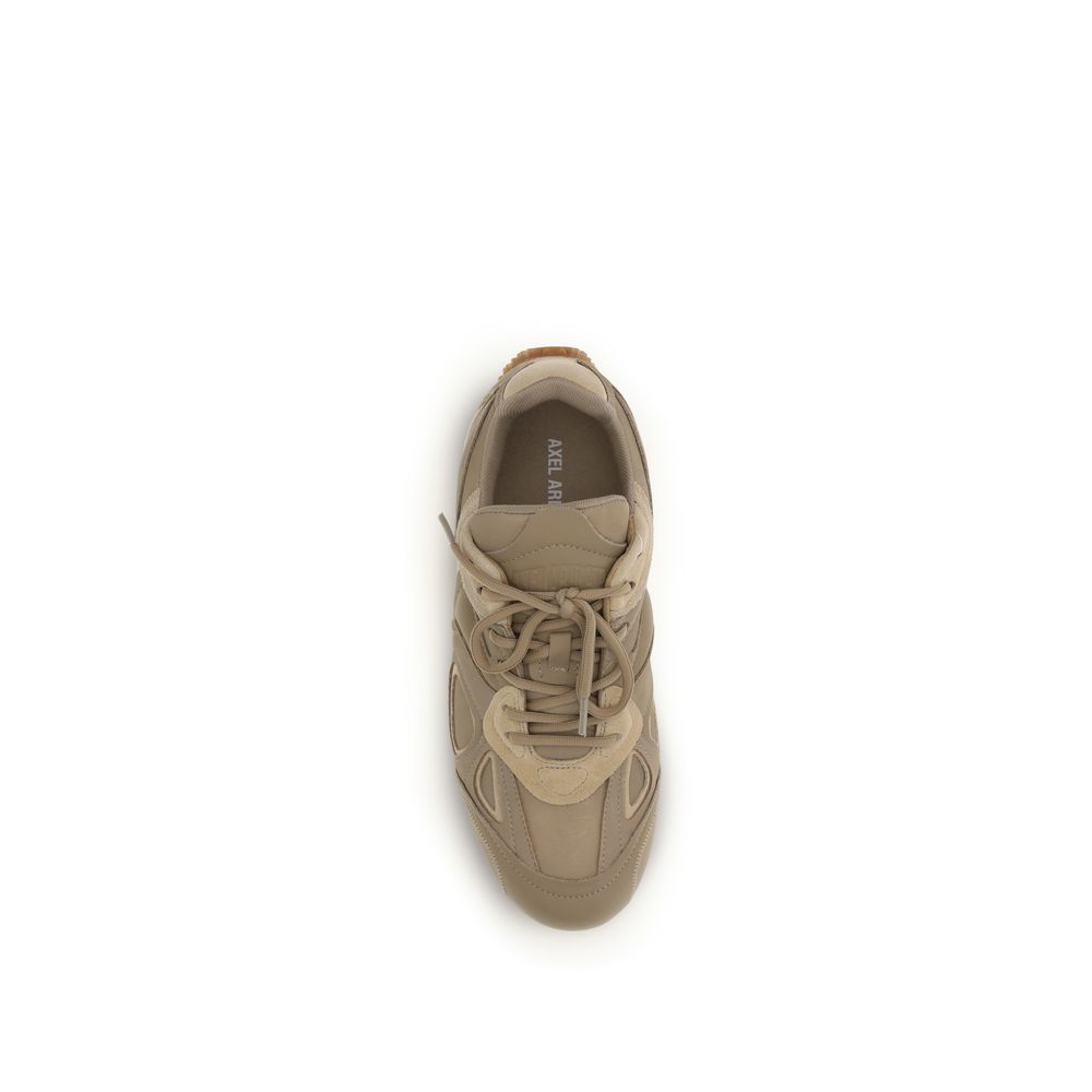 Axel Arigato Brown Calf Leather Low Top Sneakers