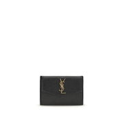 Saint Laurent Black Calf Leather Wallet