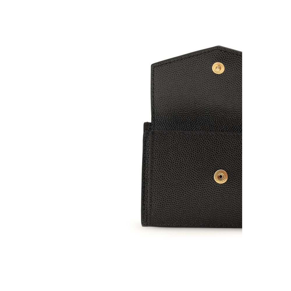 Saint Laurent Black Calf Leather Wallet