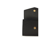 Saint Laurent Black Calf Leather Wallet