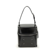 Maison Margiela Black Calf Leather Bucket Bag