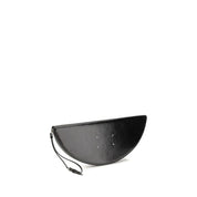 Maison Margiela Black Calf Leather Clutch Bag