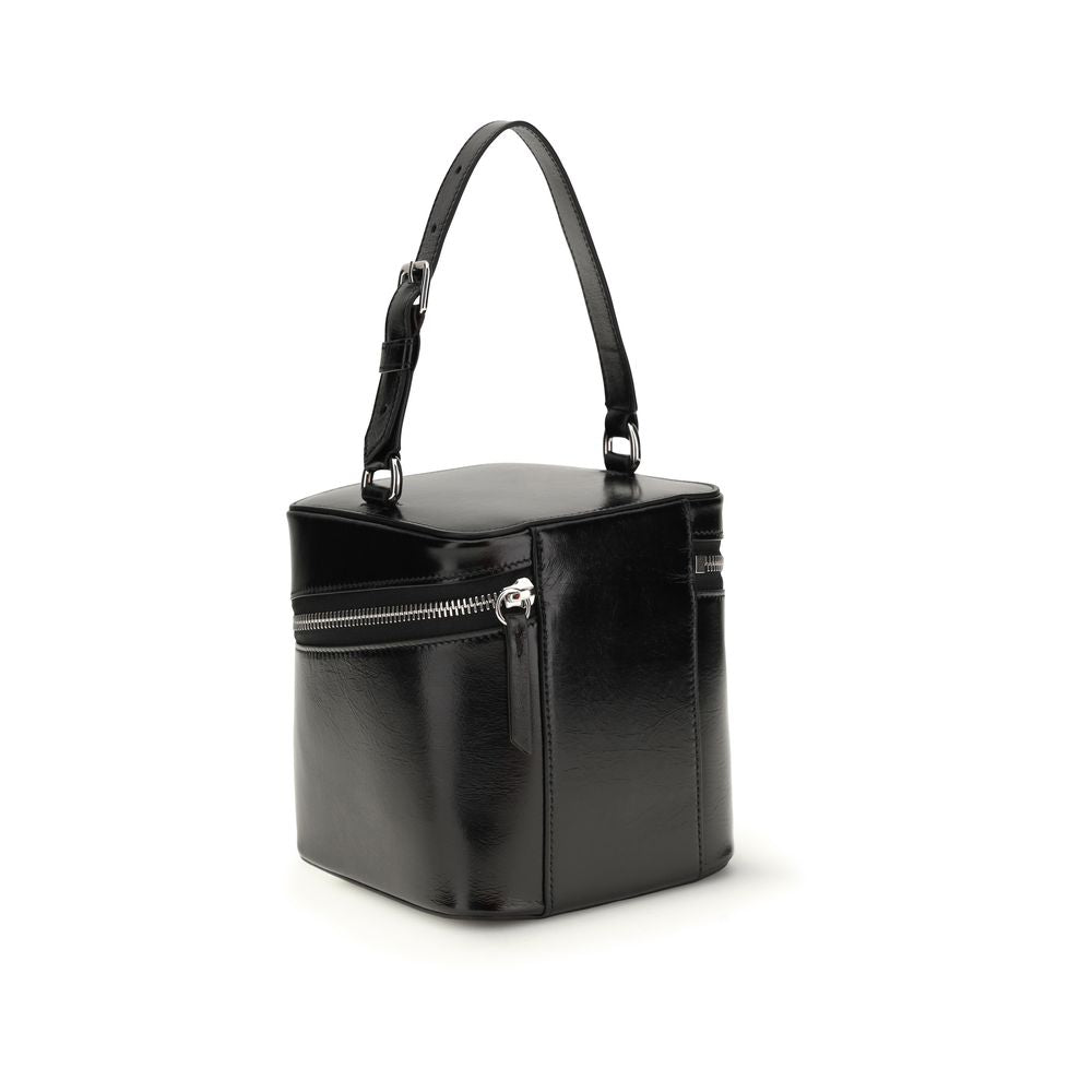 Maison Margiela Black Calf Leather Bucket Bag