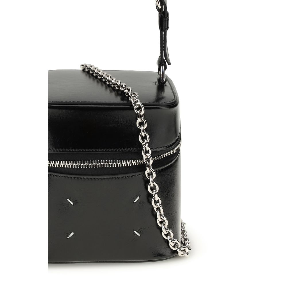 Maison Margiela Black Calf Leather Bucket Bag