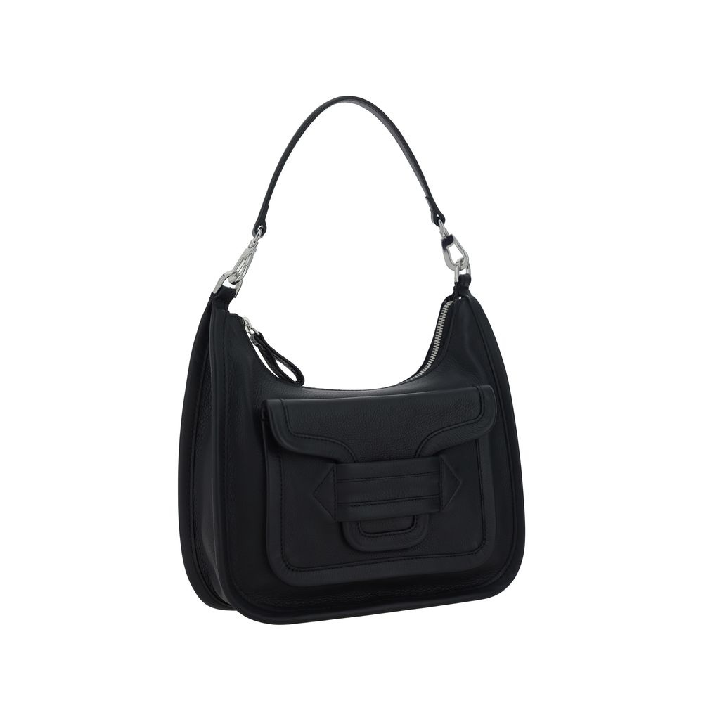 Pierre Hardy Black Calf Leather Alpha Day Miss Shoulder Bag