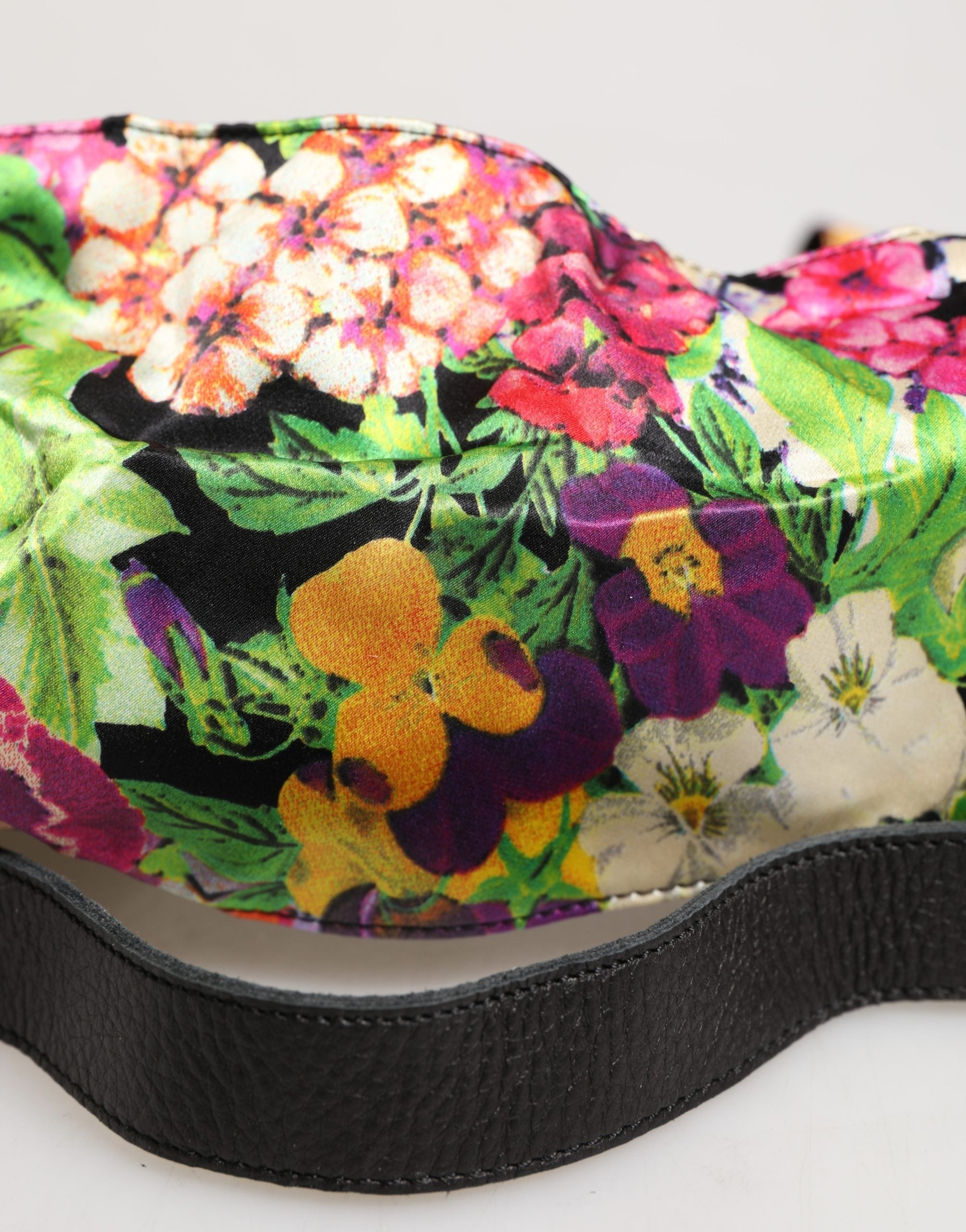 Cavalli Class Multicolor Genuine Leather Cintura Belt