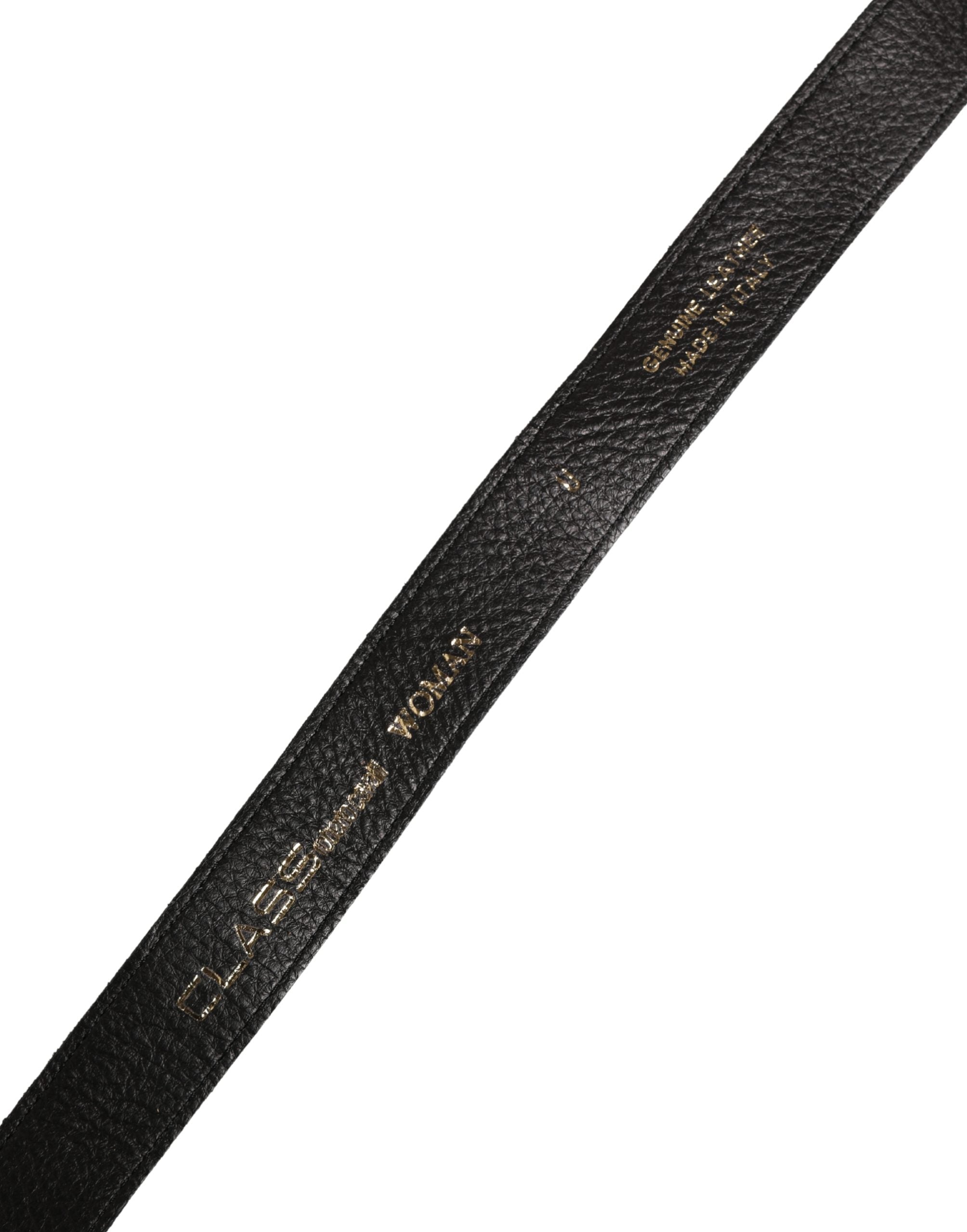 Cavalli Class Multicolor Genuine Leather Cintura Belt