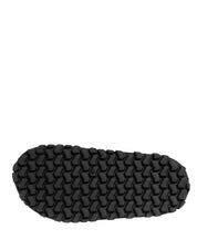 Dolce & Gabbana Black Leather Chunky Sandals