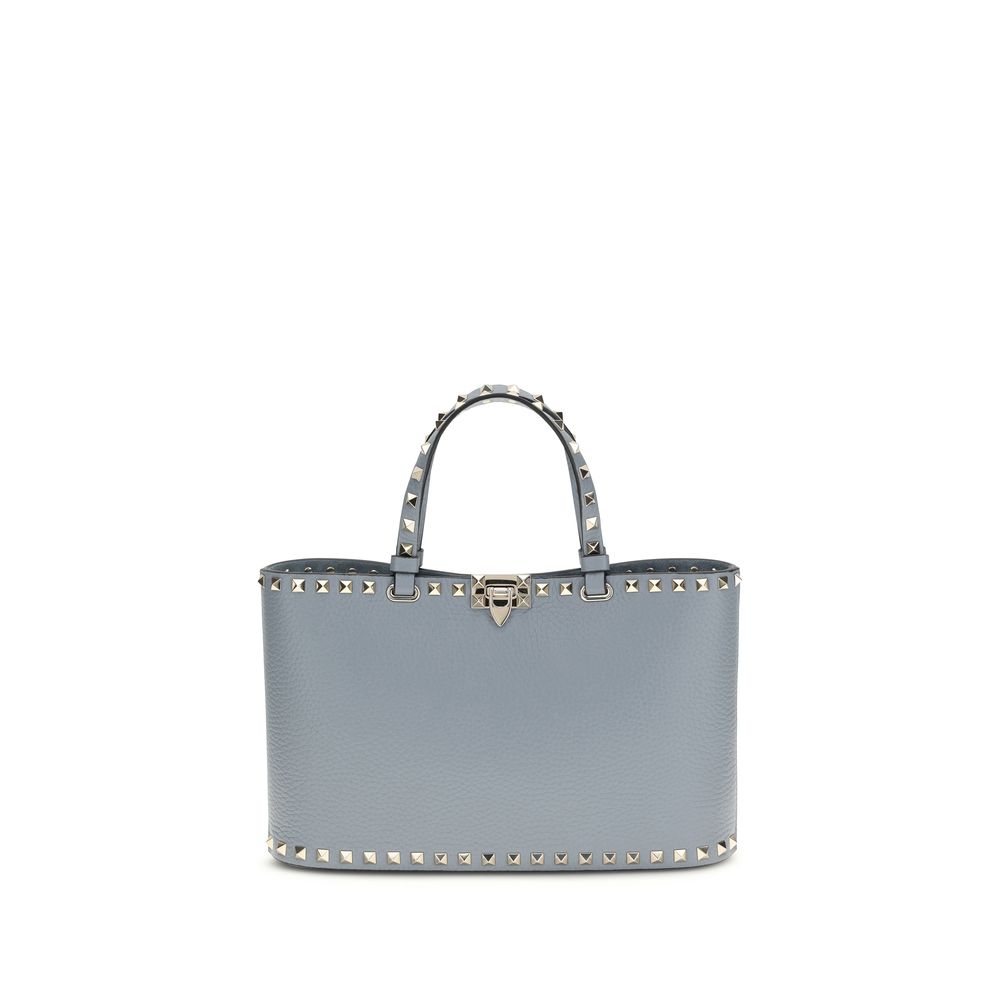Valentino Garavani Blue Calf Leather Shoulder Bag