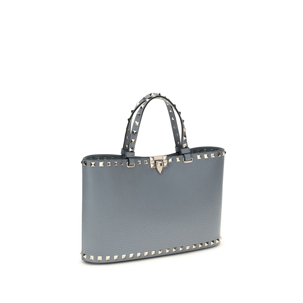 Valentino Garavani Blue Calf Leather Shoulder Bag