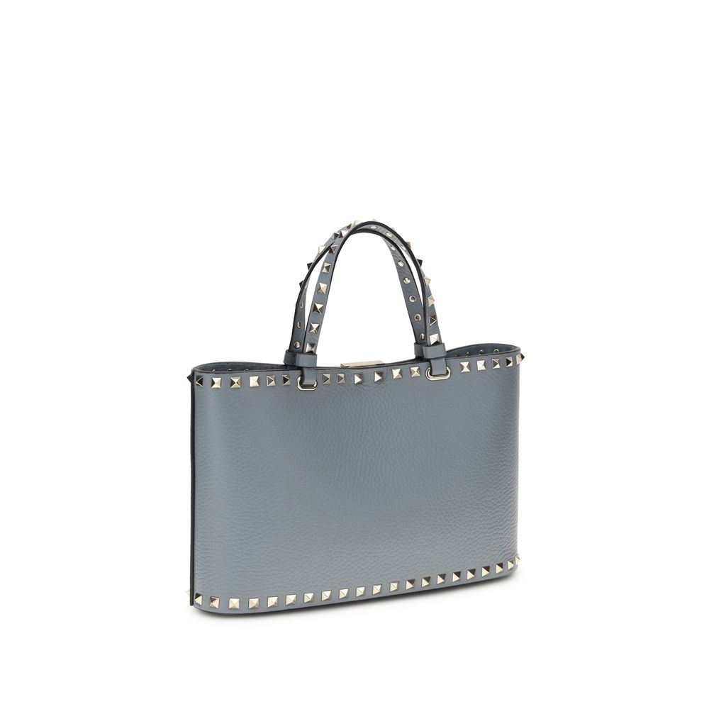 Valentino Garavani Blue Calf Leather Shoulder Bag