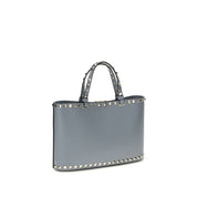 Valentino Garavani Blue Calf Leather Shoulder Bag