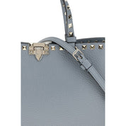 Valentino Garavani Blue Calf Leather Shoulder Bag