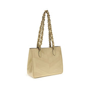 Valentino Garavani Gold Napa Leather Shoulder Bag