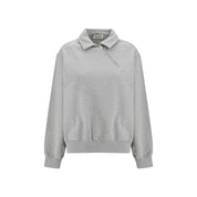 Miu Miu Gray Cotton Sweatshirt