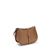 Etro Brown Calf Leather and Suede Shoulder Bag