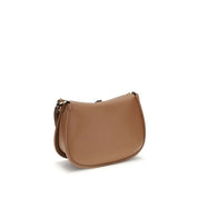 Etro Brown Calf Leather and Suede Shoulder Bag