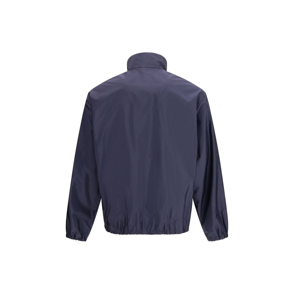 Prada Blue Recycled Polyamide Shell Jacket