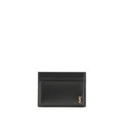 Saint Laurent Black Calf Leather Wallet