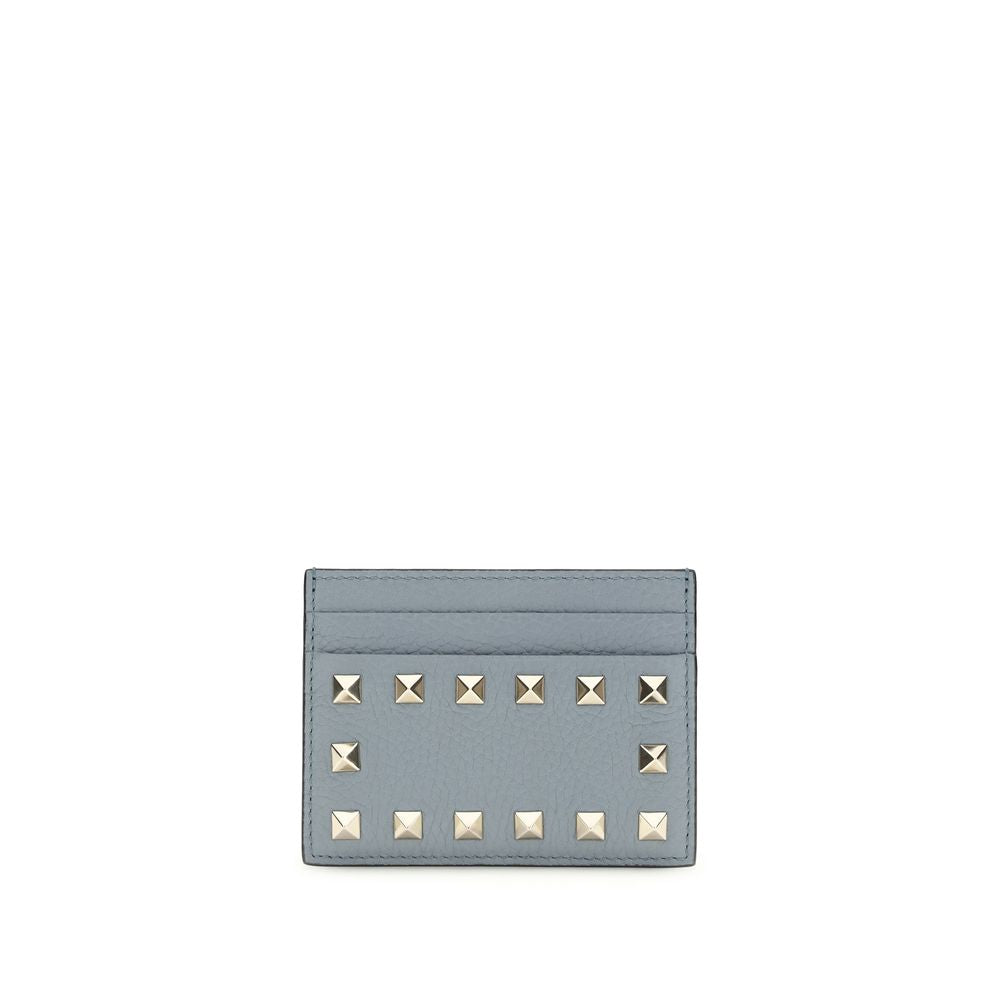 Valentino Garavani Blue Calf Leather Wallet