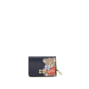Ganni Black Recycled Leather Card Holder