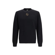 Fendi Black Fleece Wool Sweatshirt