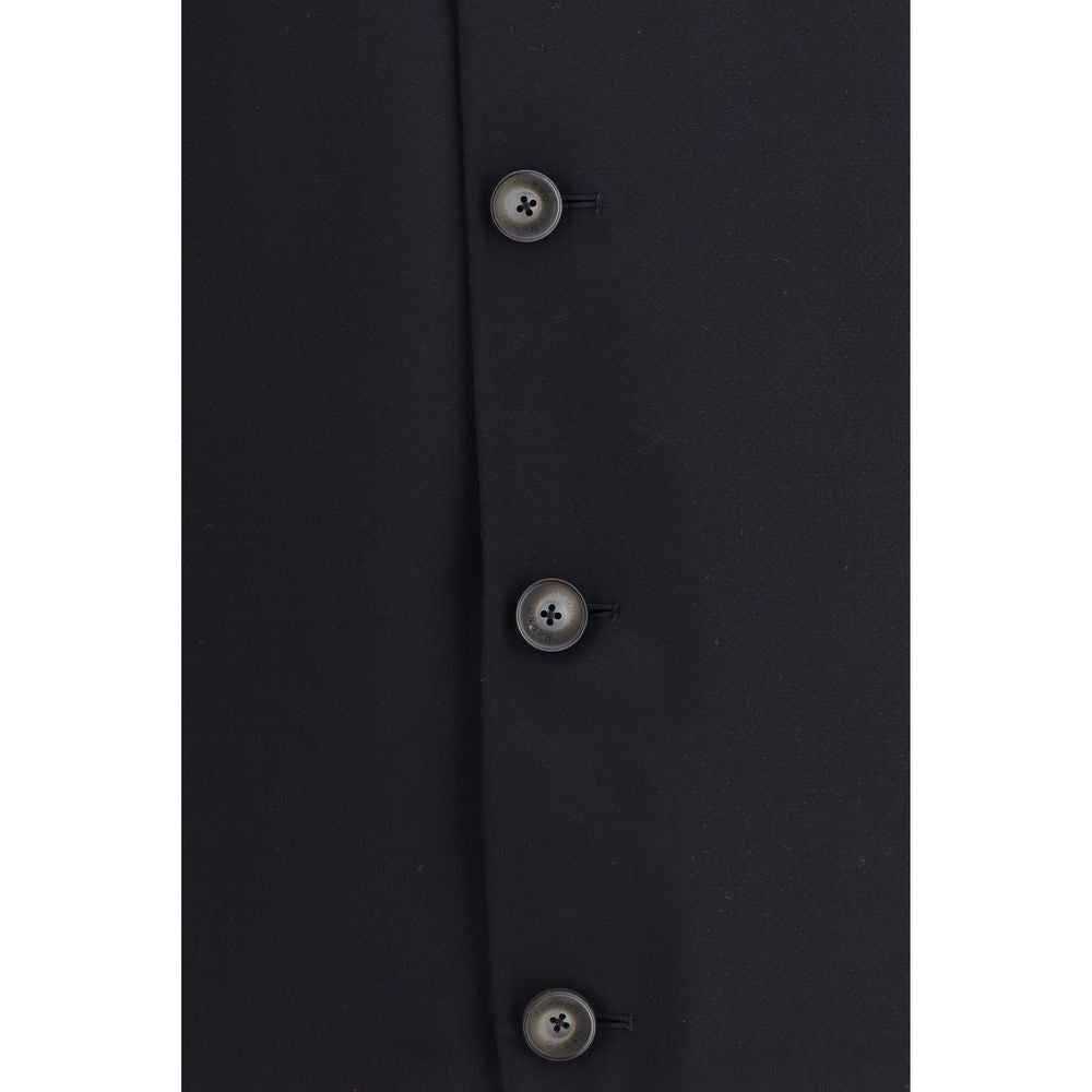 Herno Blue Stretch Wool Coat