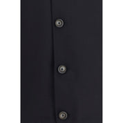 Herno Blue Stretch Wool Coat