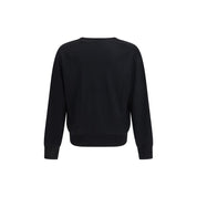 Ami Paris Black Merino Wool Cardigan