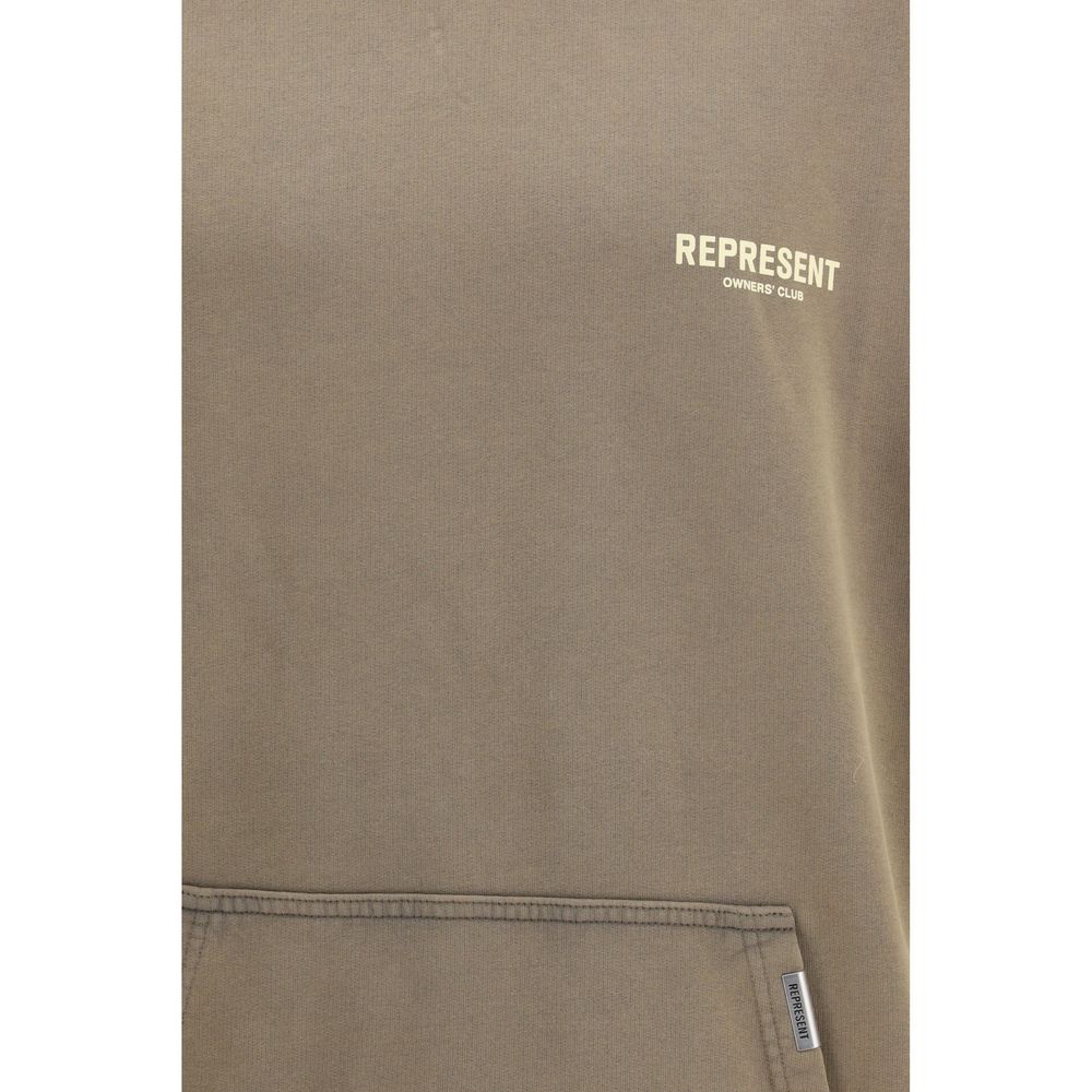 Represent Brown Cotton Sweatshirt