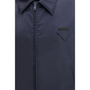 Prada Blue Nylon Shell Jacket