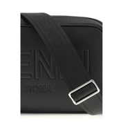 Fendi Black Cotton Shoulder Bag