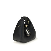 Ganni Black Recycled Polyester Hobo Mini Handbag