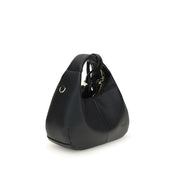 Ganni Black Recycled Polyester Hobo Mini Handbag