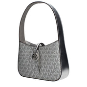 Michael Kors Silver Fabric Handbag