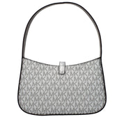 Michael Kors Silver Fabric Handbag