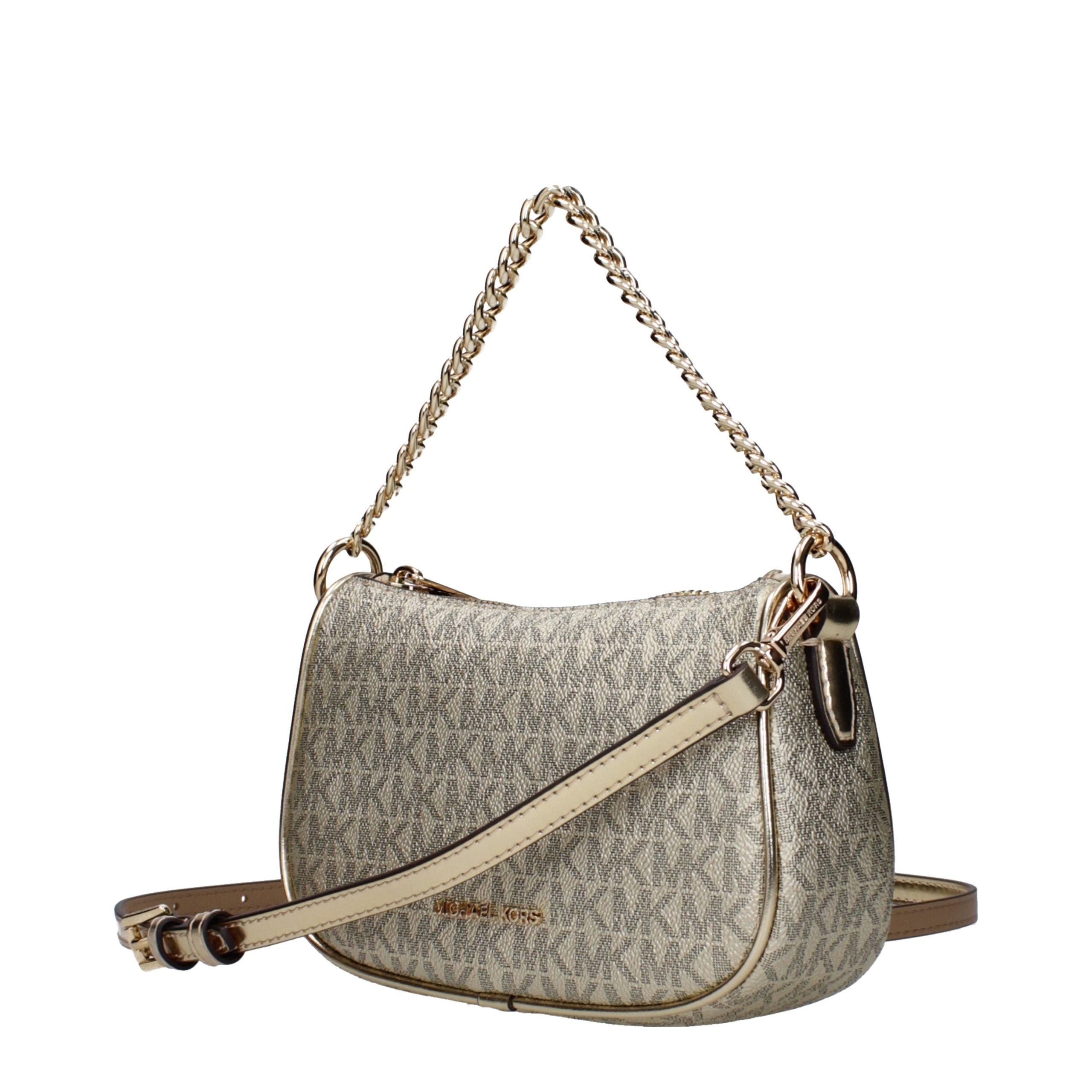 Michael Kors Gold Fabric Handbag
