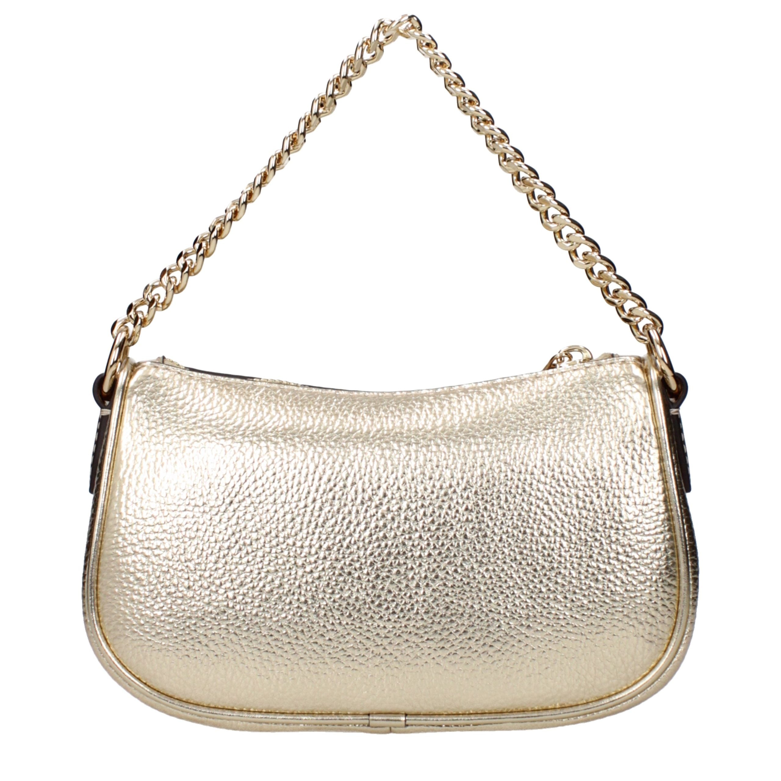 Michael Kors Gold Leather Handbag