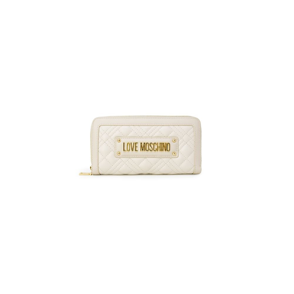 Love Moschino Beige Polyurethane Wallet