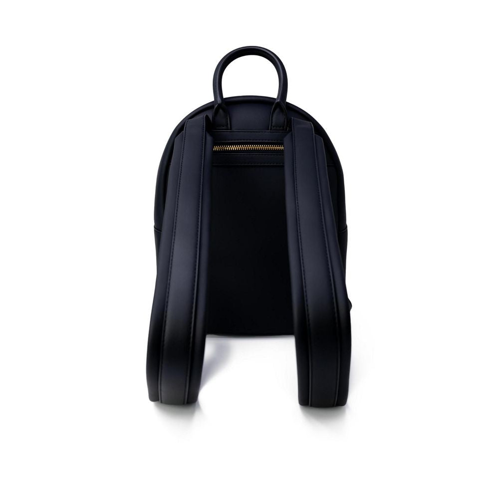 Love Moschino Black Eco-Leather Backpack