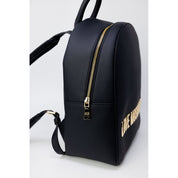 Love Moschino Black Eco-Leather Backpack