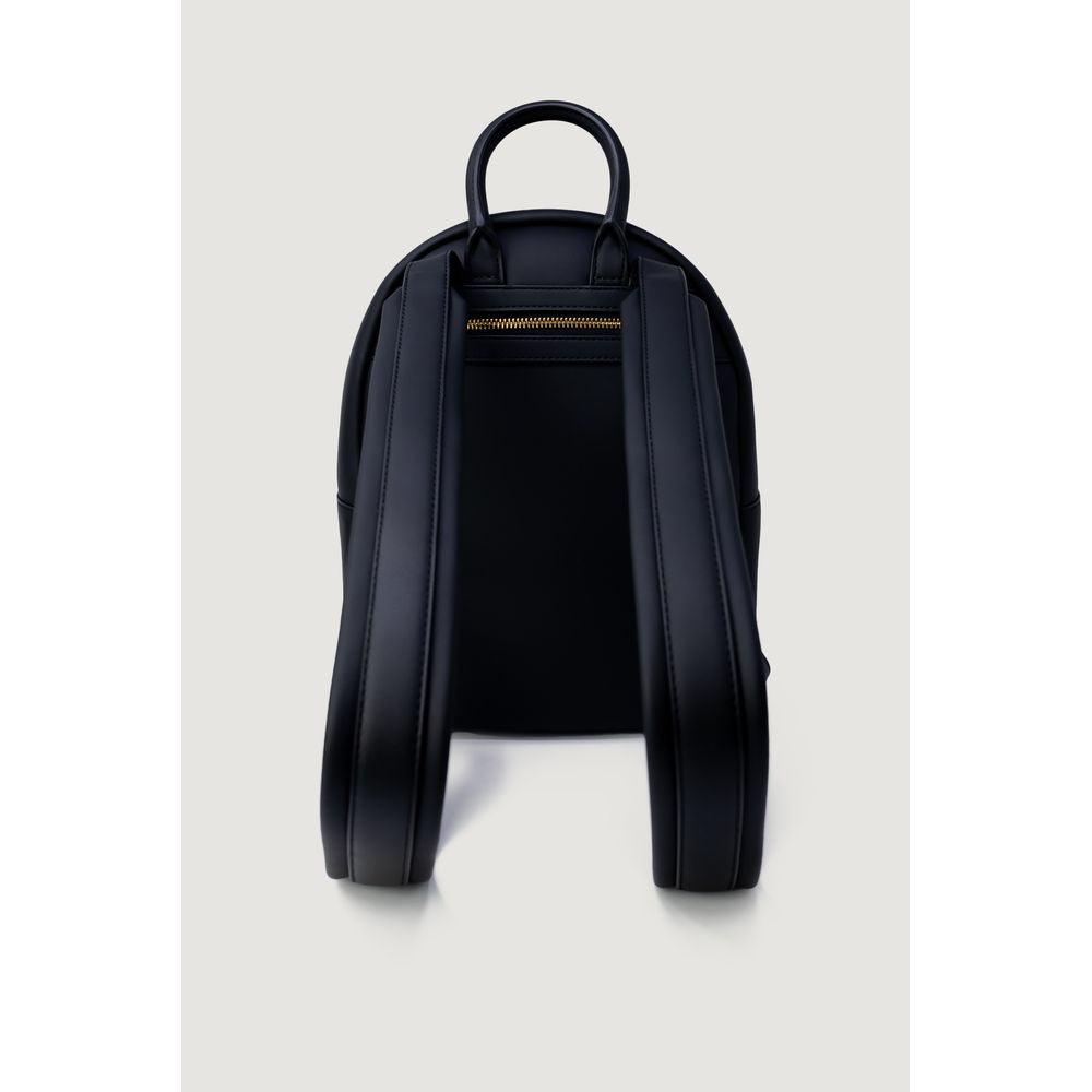 Love Moschino Black Eco-Leather Backpack